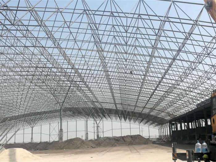 高邮钢厂料仓网架工程